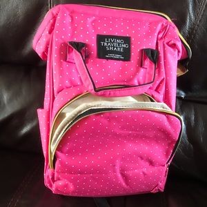 NEW. Backpack diaper bag